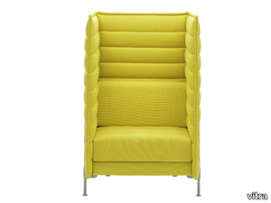 ALCOVE FAUTEUIL HIGHBACK LOUNGE - Fabric armchair high-back _ Vitra