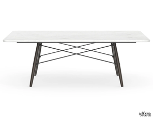 EAMES COFFEE TABLES - Rectangular Carrara marble coffee table _ Vitra