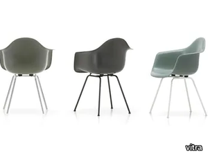 DAX FIBERGLASS ARMCHAIR - Glass-fibre chair with armrests _ Vitra