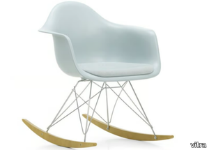 RAR - Rocking polypropylene chair with integrated cushion _ Vitra