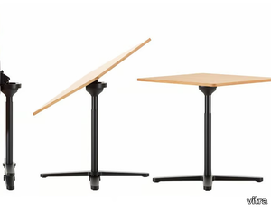 SUPER FOLD TABLE - Square drop-leaf melamine table _ Vitra