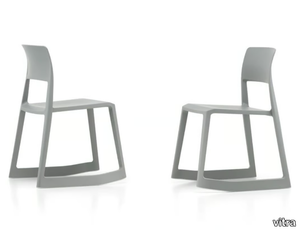 TIP TON RE - Stackable open back recycled plastic chair _ Vitra