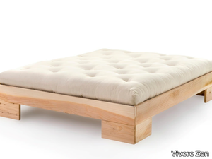 CELIDONIA ALTO - Tatami solid wood double bed _ Vivere Zen