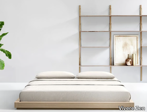 IKADA - Tatami solid wood double bed _ Vivere Zen