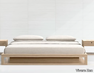 SHIRO - Tatami solid wood double bed _ Vivere Zen