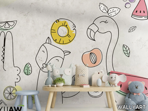 YOSHI - Washable nonwoven kids wallpaper _ WALLYART