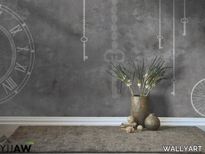 CLEF - Stone effect fire retardant washable nonwoven wallpaper _ WALLYART