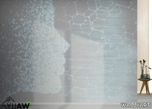 DIAMOND - Motif fire retardant washable nonwoven wallpaper _ WALLYART