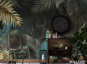 MAUI - Washable Tropical nonwoven wallpaper _ WALLYART