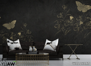 NATTY - Motif fire retardant washable nonwoven wallpaper _ WALLYART