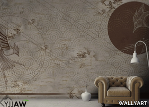 WING - Motif fire retardant washable nonwoven wallpaper _ WALLYART