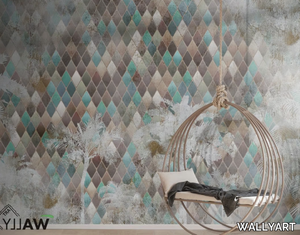 DREAM - Fire retardant washable encaustic effect nonwoven wallpaper _ WALLYART