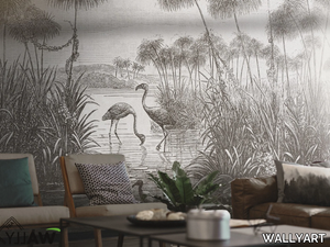 SWAMI - Washable nonwoven wallpaper _ WALLYART