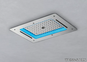 653.20.552 - LED ceiling mounted built-in stainless steel overhead shower _ WEISS-STERN