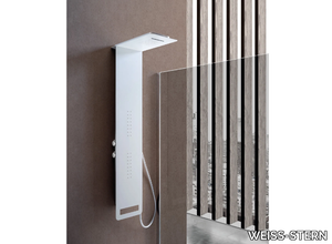 MONTE BIANCO - Wall-mounted shower panel with hand shower _ WEISS-STERN