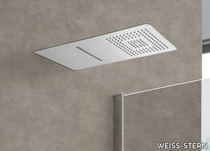 BLADE - Wall-mounted stainless steel overhead shower _ WEISS-STERN