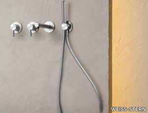 FLOW.ERS 410.00.300 - Wall-mounted bathtub set with hand shower _ WEISS-STERN