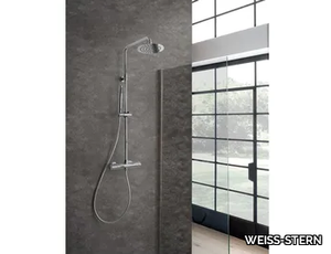 BERLINO - Wall-mounted shower panel with hand shower _ WEISS-STERN