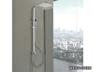 PRAGA - Wall-mounted shower panel with hand shower _ WEISS-STERN