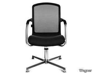 ALUMEDIC 50 3D - Swivel with 4-spoke base chair _ Wagner