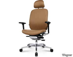 ALUMEDIC 20 - Swivel fabric office chair with castors _ Wagner