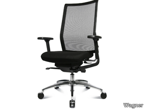 ERGOMEDIC 100-2 - Swivel office chair with 5-Spoke base _ Wagner