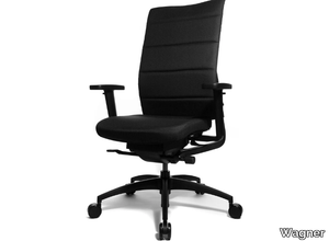 ERGOMEDIC 100-4 - Swivel office chair with 5-Spoke base _ Wagner