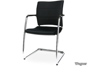 ERGOMEDIC 110-4 - Cantilever reception chair with armrests _ Wagner