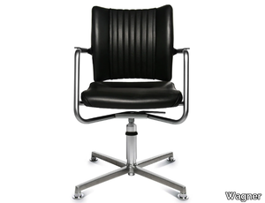 TITAN LIMITED S 3D VISIT - Swivel with 4-spoke base chair with armrests _ Wagner