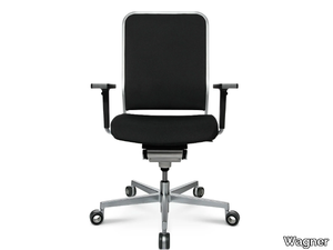 W-1 LOW - Swivel office chair with 5-Spoke base _ Wagner