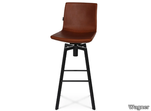 W-CUBE 6 H - Swivel barstool with back _ Wagner