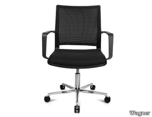W70 3D - Swivel chair with 5-spoke base _ Wagner