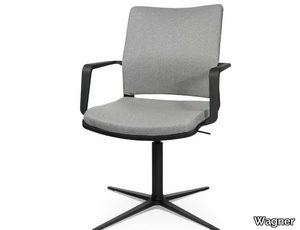 W70 H 3D - Swivel with 4-spoke base chair _ Wagner