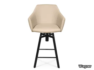 W-CUBE 5 M - Swivel stool height-adjustable with armrests _ Wagner