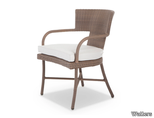 ATHENA - Resin garden chair with armrests _ Walters