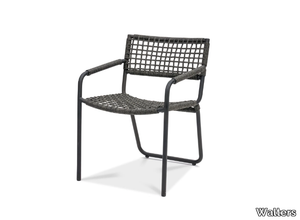 COAST - Aluminium garden chair with armrests _ Walters