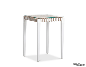 DELTA - Square aluminium coffee table _ Walters