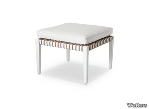 DELTA - Square aluminium garden footstool _ Walters