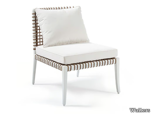 DELTA - Garden upholstered aluminium easy chair _ Walters