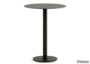 DESTIN SOLID - Round aluminium high table _ Walters