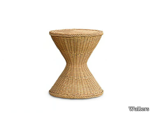 FRENCH BRAID - Round resin garden side table _ Walters