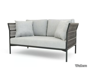 LONGSHORE - 2 seater aluminium garden sofa _ Walters