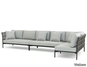 LONGSHORE - Sectional aluminium garden sofa _ Walters