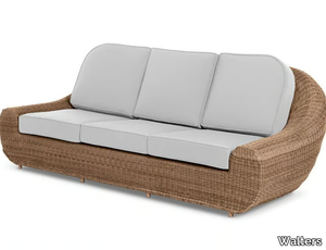 RANDI - Upholstered 3 seater resin garden sofa _ Walters