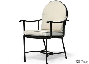 RESORT CLEMENTE - Aluminium garden chair with armrests _ Walters