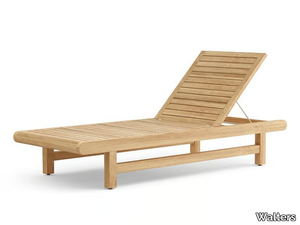 RESORT DAWSON - Recliner teak sun lounger _ Walters