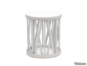 RESORT XAVIER - Round aluminium garden side table _ Walters