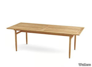 STRINGER - Rectangular teak dining table _ Walters