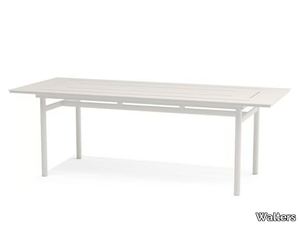 STRINGER - Rectangular aluminium dining table _ Walters