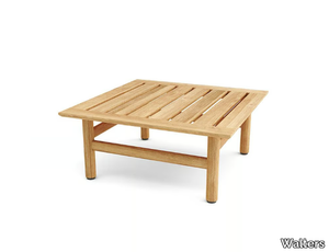 STRINGER - Square teak coffee table _ Walters